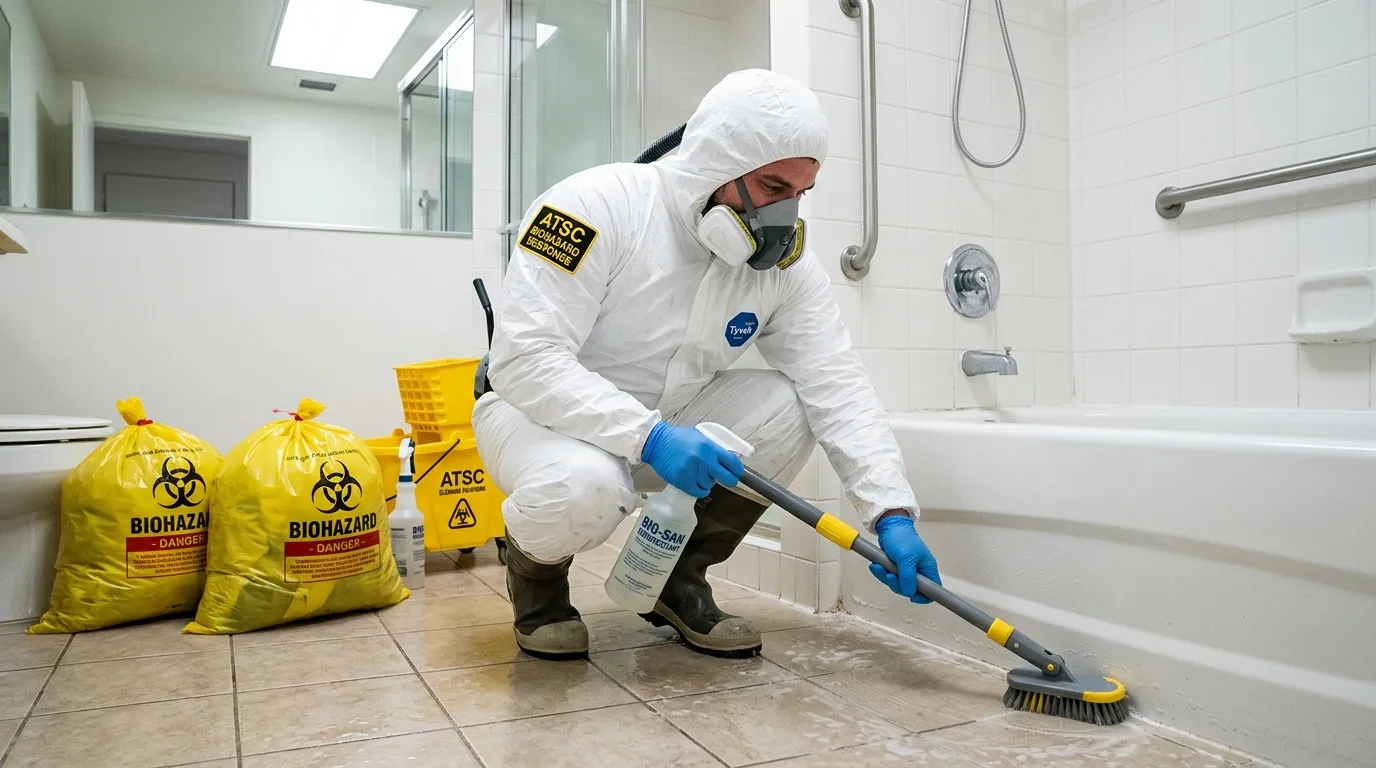 Decontamination equipment deployed for Blood Cleanup in Braintree